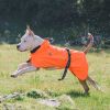 Dog Coats Small Waterproof,Warm Outfit Clothes Dog Jackets Small,Adjustable Drawstring Warm And Cozy Dog Sport Vest-orangesize 2XL