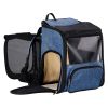 Pet Carrier Backpack, Expandable Cat Dog Carrier with Back Extension, Breathable Mesh Travel Backpack for Small Dogs Cats