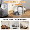 Smart Wireless Pet Water Fountain,2025 Upgraded Pet Water Fountain No Filter,3.5L/118oz Ultra-Quiet Design