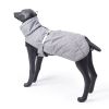 New Style Dog Winter Jacket with Waterproof Warm Polyester Filling Fabric-Gary size M