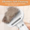 6 in 1 Dog Cat Steam Brush with Dryer - Pet Grooming Spray Brush for Shedding, Drying, Massaging, Deodorizing