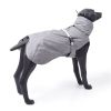 New Style Dog Winter Jacket with Waterproof Warm Polyester Filling Fabric-Gary size M