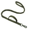 k9 leash; Bungee Dog Leash Tactical Dog Leash Nylon Adjustable Tactical Leash for Dogs Quick Release Military Dog Leash with 2 Control Handle; Bu