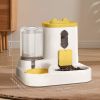 Smart cat ear feeder, small pet automatic feeding machine, timed and quantified, cat and dog food bowl, essential for business trips